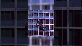 Spiderman swinging through the city | After effects animation #spiderman #spiderverse #duik