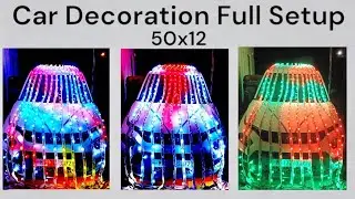 Pixel Led Car Decoration HD Volume Controller. Pixel Thoran Complete Setup. 50x12 HD Thoran Car.