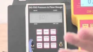 Taking a baseline on a DG-700