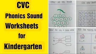 CVC and Phonics Worksheets for Kindergarten | Homeschooling Worksheets