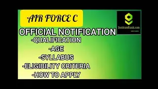 Air force c information 2021 || Government exams information 2021
