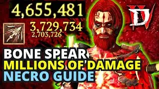 Diablo 4 Best Necromancer Build - Bone Spear (MASSIVE CRITS)