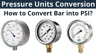 How to convert bar to psi | Convert bar to psi | Pressure units conversion | Core Engineering