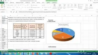 Gráfico y moda, para variables cualitativas en excel