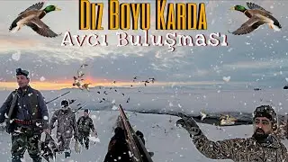 Diz Boyu Karda Avcı Buluşması ❄️🦆 | Parlama Ördek Avı
