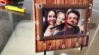 SUBLIMAÇÃO EM AZULEJO | RELÓGIO