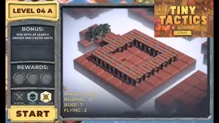Tiny Tactics #34 Beach Level 04A - 4 Druids & 2 Echo - Nightmare