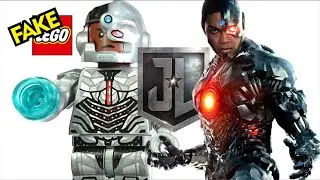 Fake Lego Victor Stone Cyborg Justice League Snyder's Cut Custom Minifigure by POGO PG288