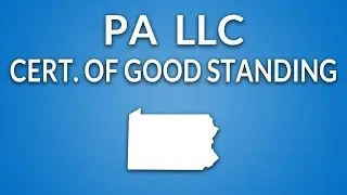 Pennsylvania LLC - Certificate of Good Standing