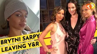 Brytni Sarpy Filming New Movie, The Young and the Restless Cast Behind the Scenes
