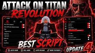 Attack On Titan Revolution Script - Auto Farm Titan, KillAura, Auto Reload, Auto Raid & And More