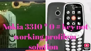 haw to Nokia mobile phone*0# key bod not working profilem