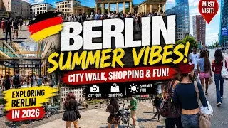 BERLIN SUMMER VIBES 🇩🇪☀️ | City Walk, Shopping & Exploring Berlin 2026