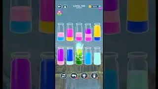 Water Sort Puzzle - Level 155 - Color Water Sort - New Bottle -Gameplay 