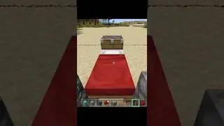 how to make secret bed block #minecraft #shorts