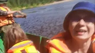 Уха в охотничьей избушке #3 Первая щука внучки