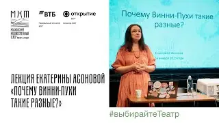 Лекция Екатерины Асоновой «Почему Винни-Пухи такие разные?»