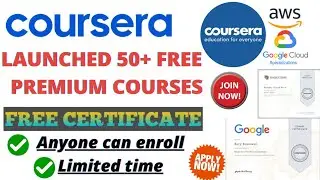Coursera launched free courses with certificates|coursera free certificate courses|coursera courses