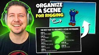 How to organize a scene for rigging in Maya!