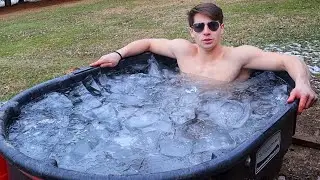 29 days straight taking an ice bath....