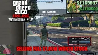 GTA V GunRunning Bunker: Selling Full Stock $1.05M from Bunker