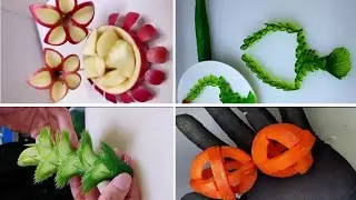 handmade salad design | Handmade Salad decoration,Salad design | Fruit & Vegetable Carving