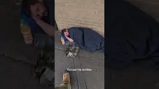 I asked this homeless man for money, and this happened 🥺❤️#shortvideo #shorts #shortsvideo