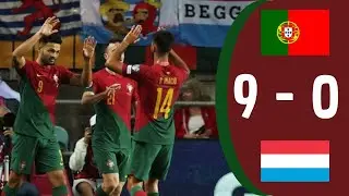 Portugal vs Luxembourg 9-0 | 2023 Euro Qualification