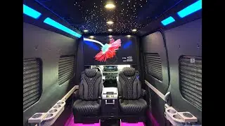 MK102 - NEW Black VIP+ Model Sprinter with Bed & BOSE