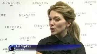 Léa Seydoux and Monica Bellucci after James Bond presentation