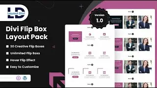 How To Use The Flipbox Layouts - Divi Layouts