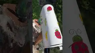 Recycling an old mailbox 📬 #shorts #mailbox #diyprojects #recycling