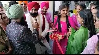 ਰੀਬਨ ਕਟਾਈ Sumandeep Kaur Akashdeep Singh