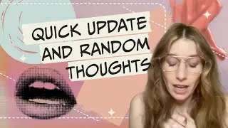 quick update and random thoughts (lyric video & shades of cool issues)