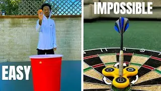 Easy to Impossible Trickshots | Tricksters |