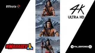 🥀Mahadev 4k ultra hd Status🍁| Bholenath Shayari 4k status❣️ Full screen whatsapp status#vrajeditz