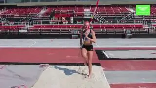 How to Pole Vault: High Knee Pole Drop in Sand by Bryan Compton