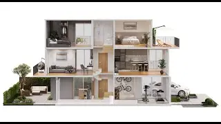 Dollhouse 3D Renders for Architectural and Design Projects
