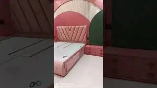 NEW LUCK LUXURY||BEDROOM tv unit#interior #woodenfurniture #youtubeshorts @Shan78678