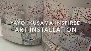 Yayoi Kusama art installation by Art with Jenny K. and her students