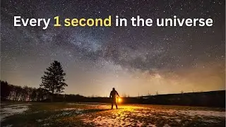 What happens in the universe in 1 second | Sun | Andromeda | Black Holes