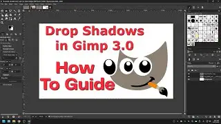 How to Add Drop Shadows to Text | Gimp 3.0