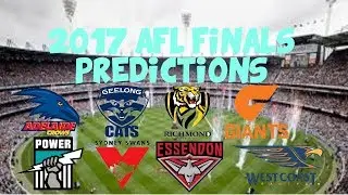 2017 AFL Finals Predictions