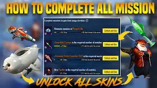 UNLOCK ALL SKINS 4.1 OFFLINE CRATE  | HOW TO COMPLETE ALL VERSION MISSION PUBG MOBILE
