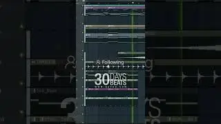 Day 30 of 30 of sharing simple yet effective beats! 🎹🎵🎼 #30days30beats #electronicmusic #flstudio
