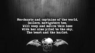 Avenged Sevenfold - Beast And The Harlot [Lyrics on screen] [Full HD]