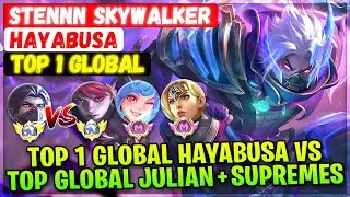 Top Global Haya VS Global Julian, Supreme Cici & Freya [ Top 1 Global Hayabusa ] Stennn Skywalker