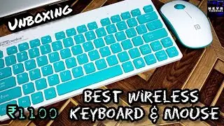 BEST WIRELESS KEYBOARD & MOUSE UNBOXING.... VALUE FOR MONEY.. 😨