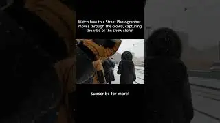 Street Photography Winter Snow Storm