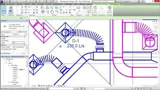 Tagging of a duct in Revit